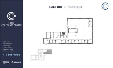 11000 Corporate Centre Dr, Houston, TX for lease Floor Plan- Image 1 of 2