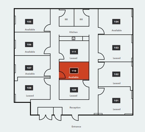 2301-2305 Melrose Dr, Vista, CA for lease Floor Plan- Image 1 of 1