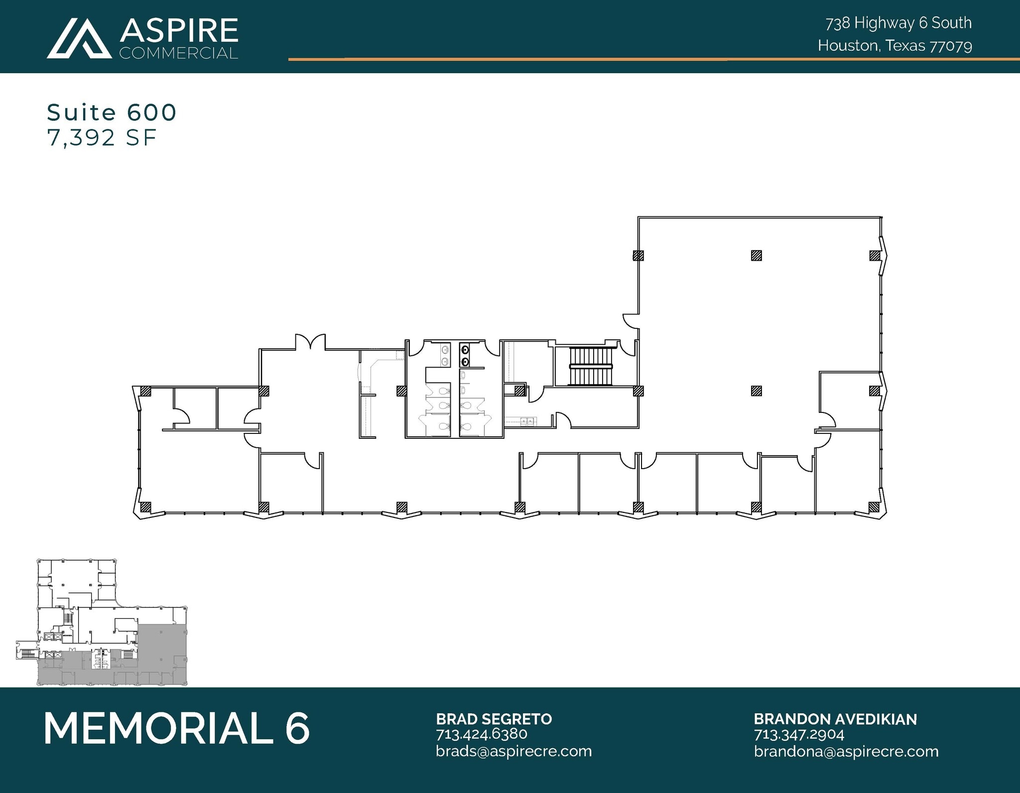 738 Highway 6 S, Houston, TX for lease Floor Plan- Image 1 of 1