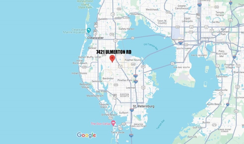 7421 Ulmerton Rd, Largo, FL à vendre - Photo du bâtiment - Image 2 de 2