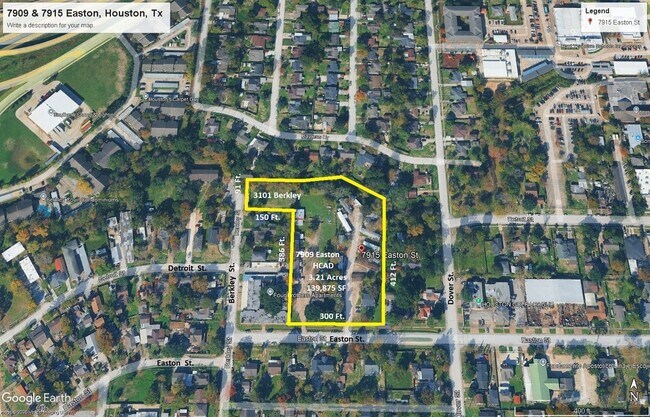 Plus de détails pour 7915 Easton St, Houston, TX - Terrain à vendre