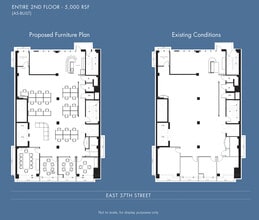 9 E 37th St, New York, NY à louer Plan d’étage- Image 1 de 9