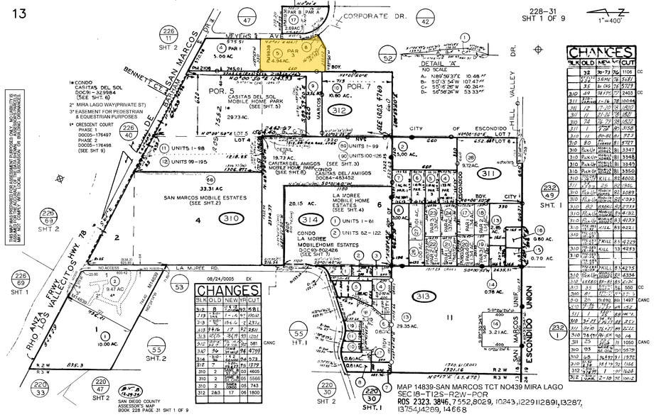 2351 Meyers Ave, Escondido, CA à vendre - Plan cadastral - Image 2 de 2