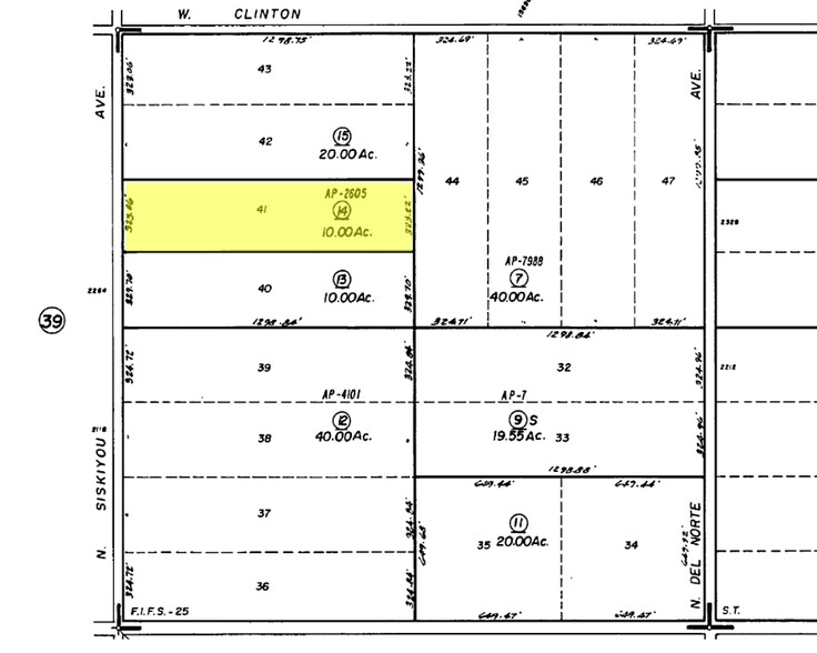 2 N Siskiyou Ave, Kerman, CA à vendre - Plan cadastral - Image 2 de 2