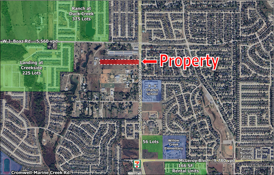 8005 Old Decatur Rd, Fort Worth, TX for sale - Aerial - Image 1 of 2