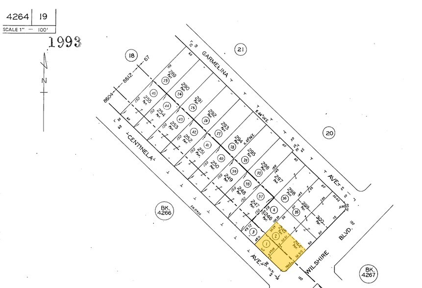 12433 Wilshire Blvd, Los Angeles, CA à louer - Plan cadastral - Image 2 de 3