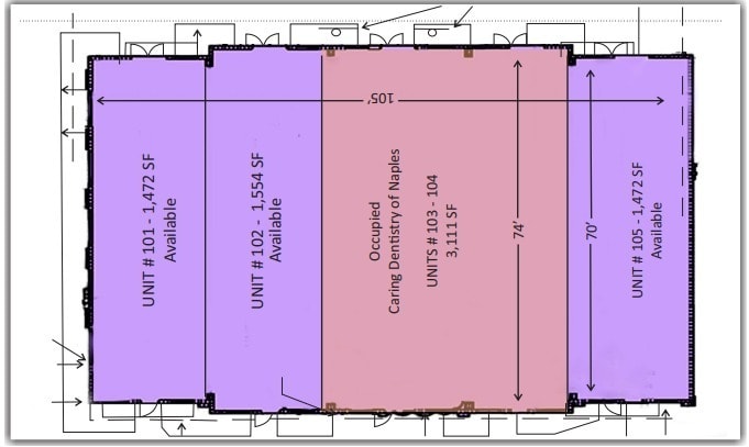 2772 Santa Barbara Blvd, Naples, FL for lease Floor Plan- Image 1 of 3