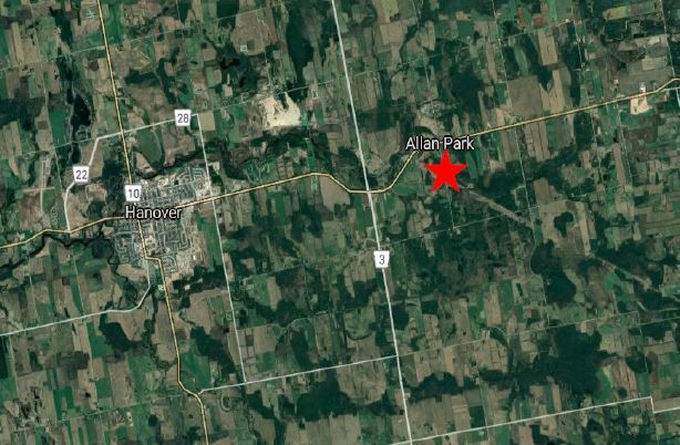 133272 Allan Park Rd, Hanover, ON for sale Aerial- Image 1 of 1