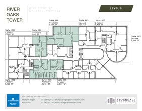 3730 Kirby Dr, Houston, TX à louer Plan d’étage- Image 1 de 1