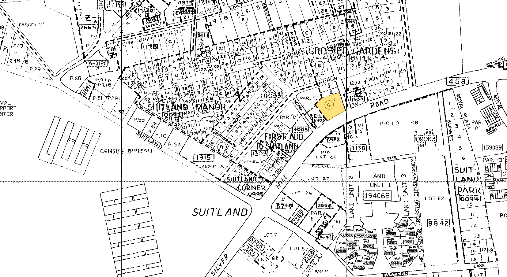 4910 Silver Hill Rd, Suitland, MD à vendre Plan cadastral- Image 1 de 1