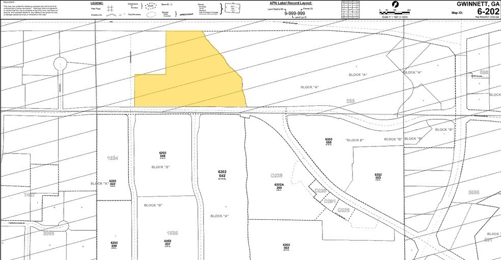4145 Shackleford Rd, Norcross, GA for sale - Plat Map - Image 2 of 5