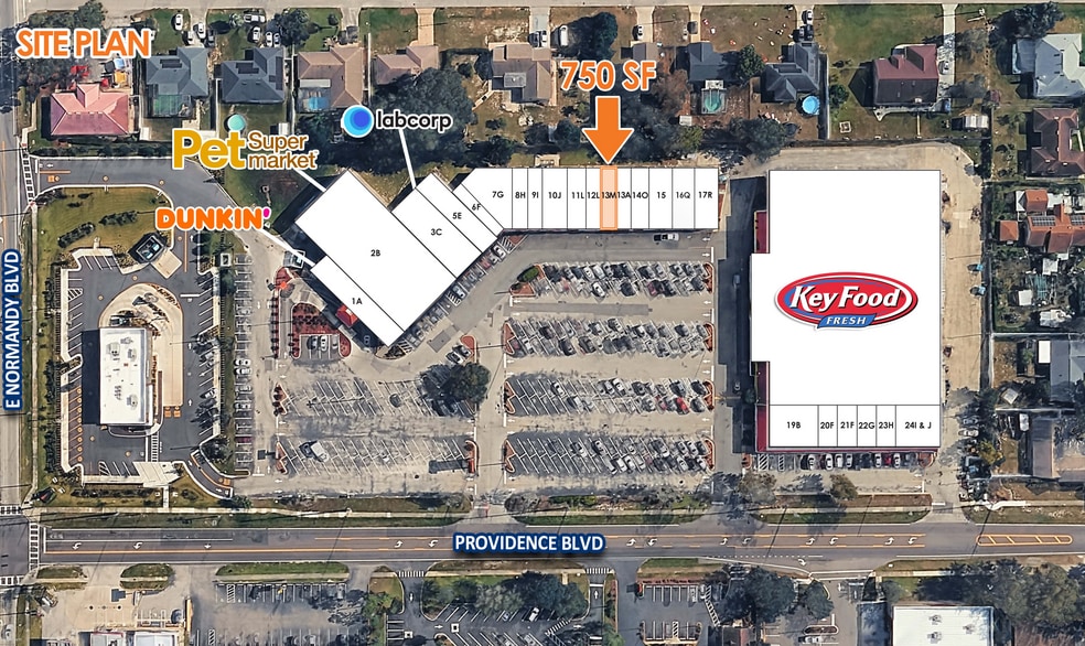 1229-1235 Providence Blvd, Deltona, FL for lease - Aerial - Image 2 of 3