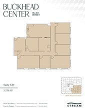 2970 Peachtree Rd NW, Atlanta, GA à louer Plan d’étage- Image 2 de 2