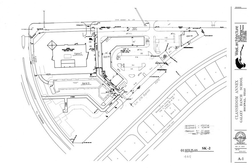 1855 T L Townsend Dr, Rockwall, TX à louer - Plan de site - Image 2 de 2
