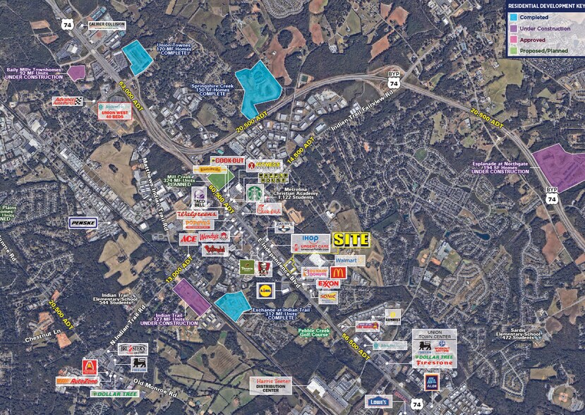 13880 E Independence Blvd, Indian Trail, NC à louer - Photo du bâtiment - Image 2 de 3