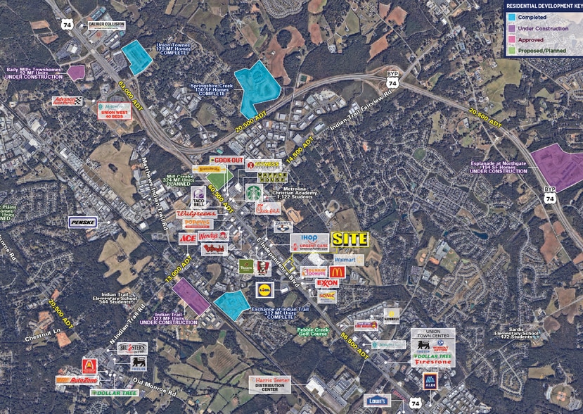 13880 E Independence Blvd, Indian Trail, NC à louer - Photo du bâtiment - Image 2 de 3