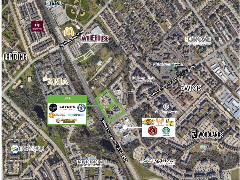 1301 Wellborn Rd, College Station, TX à louer - Photo du bâtiment - Image 2 de 6