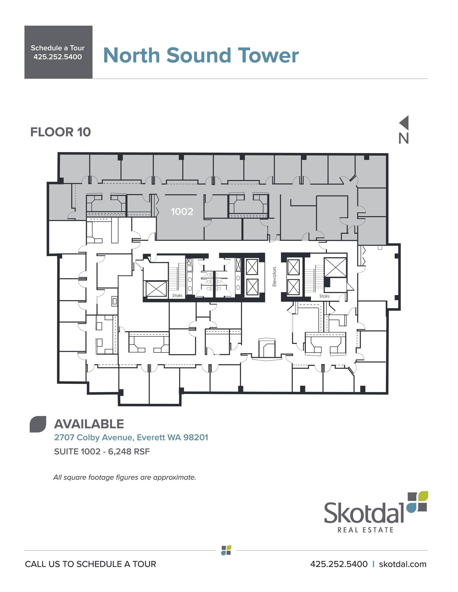 2707 Colby Ave, Everett, WA à louer Plan de site- Image 1 de 1