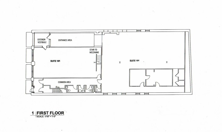 5515 Penn Ave, Pittsburgh, PA for lease Floor Plan- Image 1 of 2