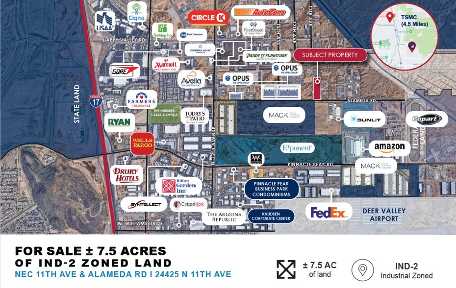 24425 11th Ave, Phoenix, AZ à vendre - Aérien - Image 2 de 4