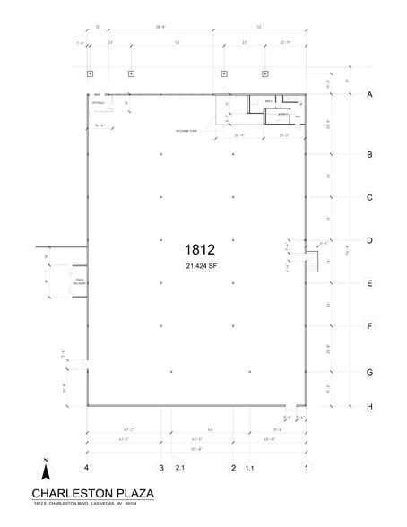 1720-1868 E Charleston Blvd, Las Vegas, NV for lease - Site Plan - Image 1 of 4