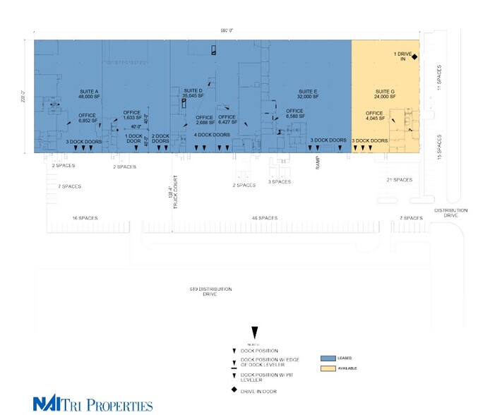 627 Distribution Dr, Morrisville, NC for lease - Floor Plan - Image 3 of 3