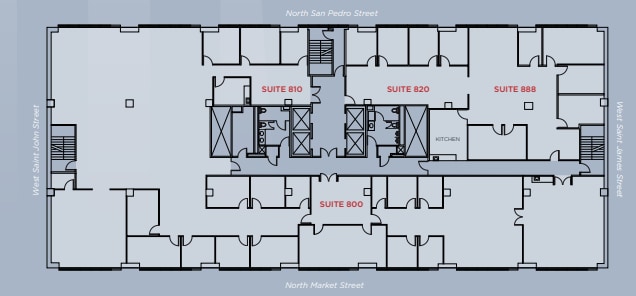 111 W Saint John St, San Jose, CA for lease Floor Plan- Image 1 of 1
