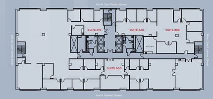 111 W Saint John St, San Jose, CA for lease Floor Plan- Image 2 of 2