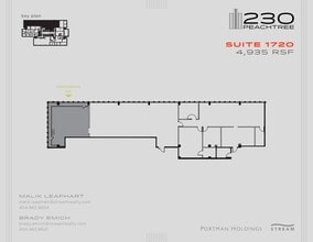 230 Peachtree St NW, Atlanta, GA for lease Floor Plan- Image 1 of 1