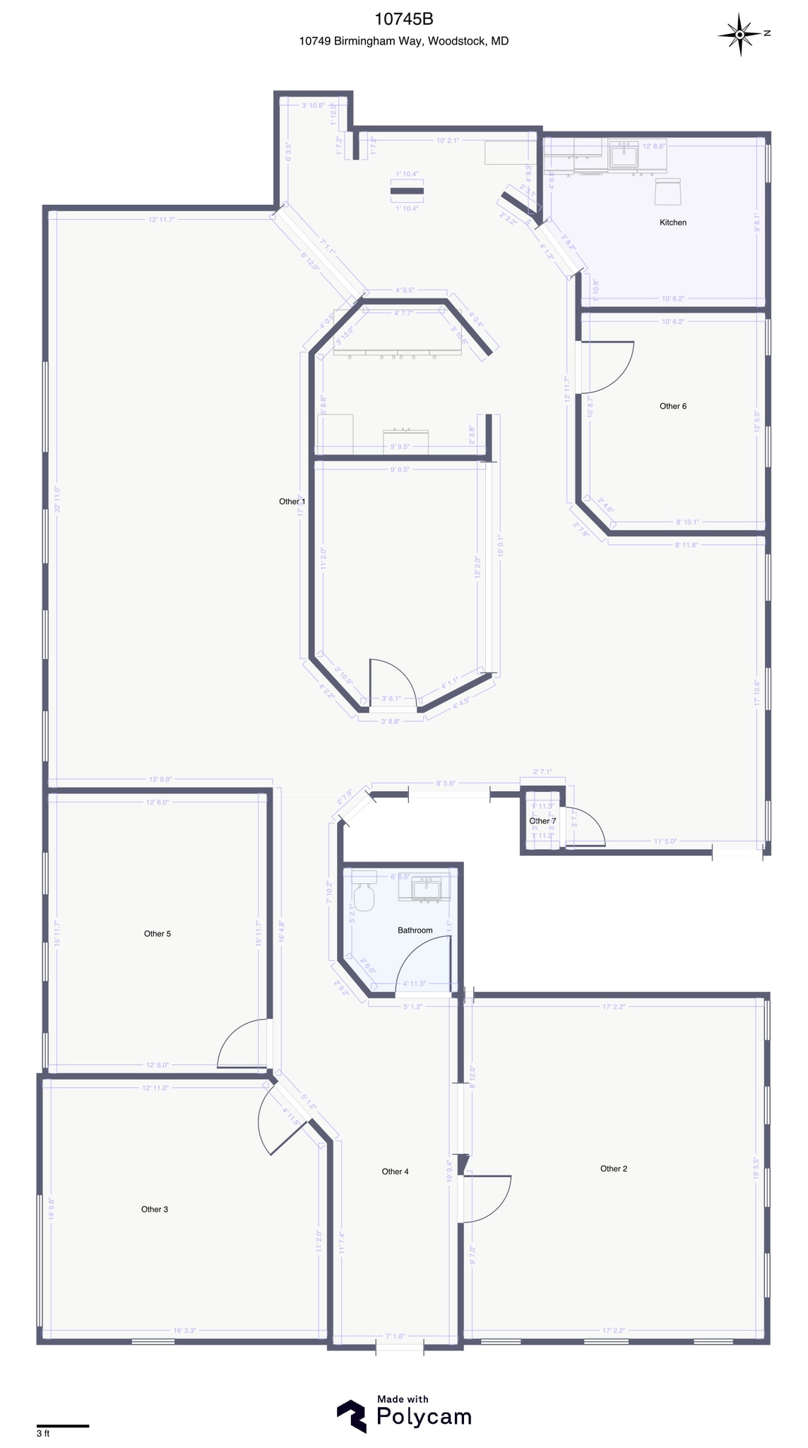 10707-10753 Birmingham Way, Woodstock, MD for lease Floor Plan- Image 1 of 1