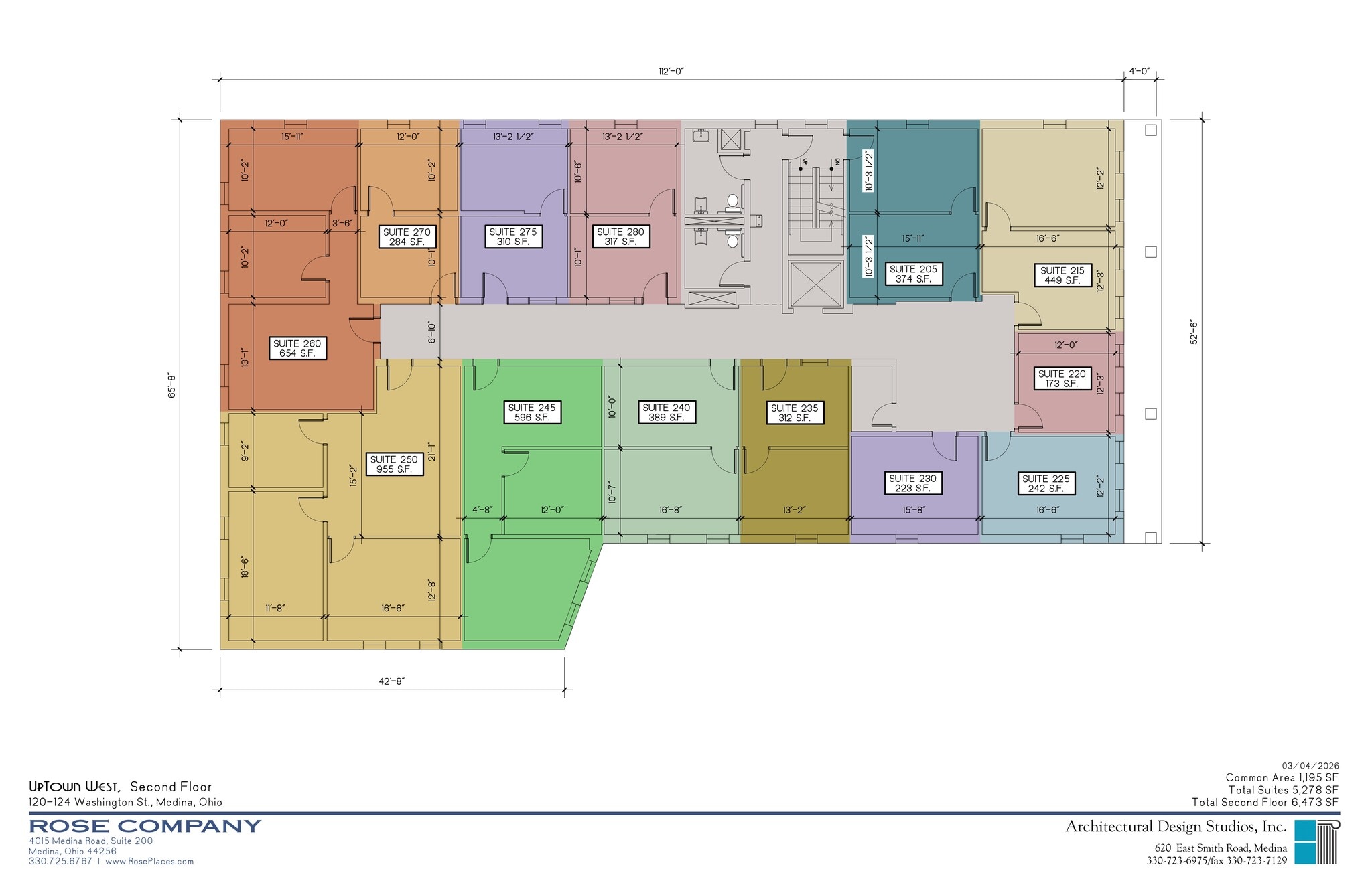120-124 W Washington St, Medina, OH for lease Site Plan- Image 1 of 2