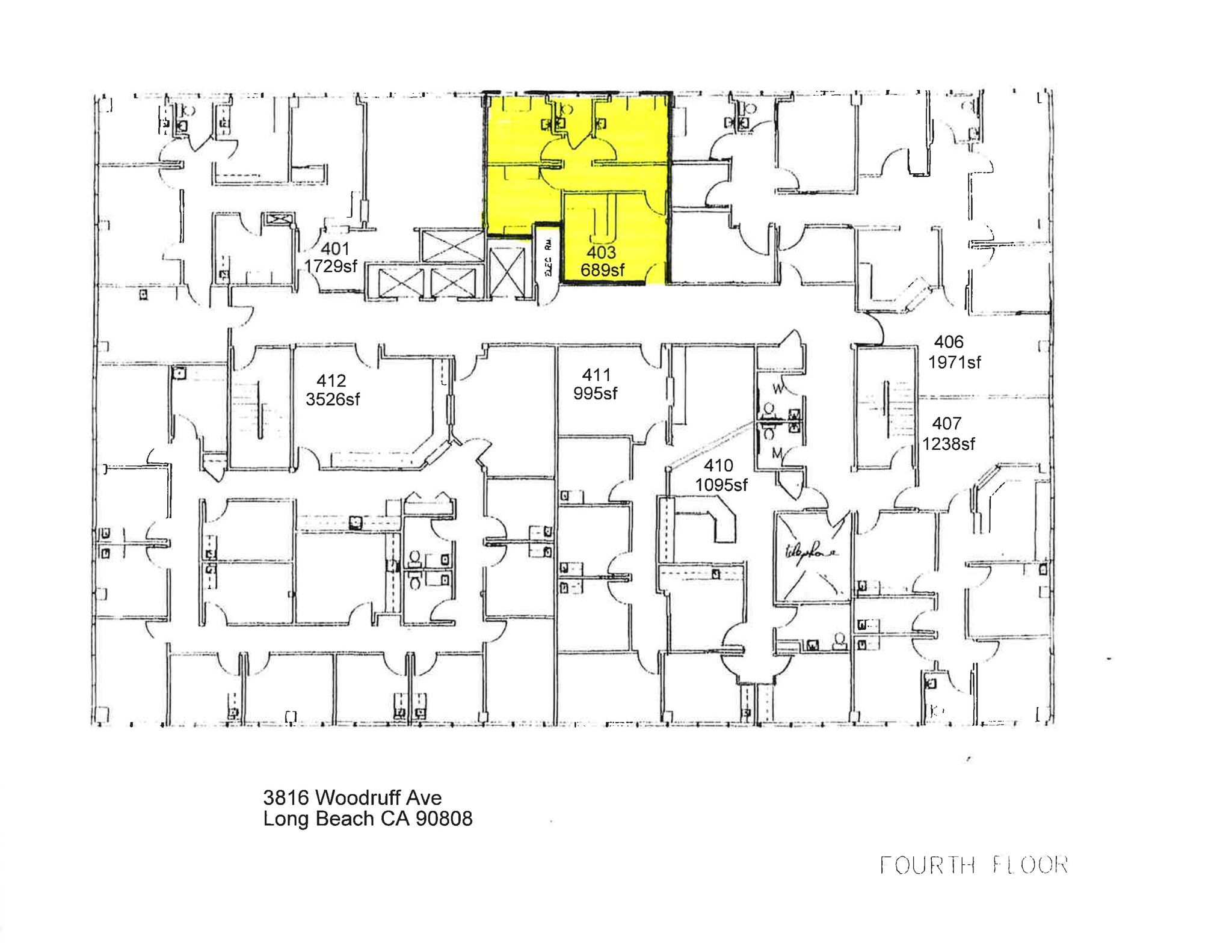 3816 Woodruff Ave, Long Beach, CA for lease Site Plan- Image 1 of 1