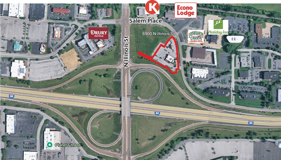 6900 N Illinois St, Fairview Heights, IL à vendre - Photo du bâtiment - Image 2 de 2