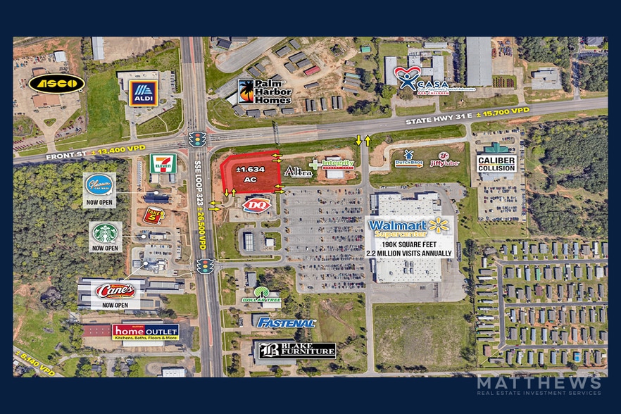 SEC SE 323 & TX-31 loop, Tyler, TX for sale - Building Photo - Image 2 of 2