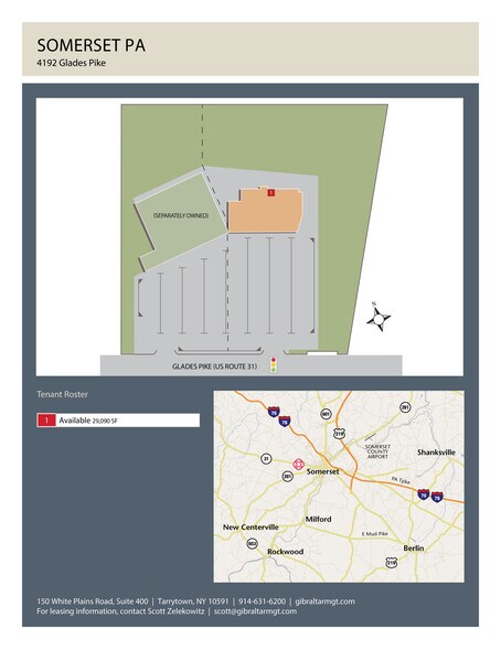 4174-4192 Glades Pike, Somerset, PA à louer - Photo du bâtiment - Image 1 de 3