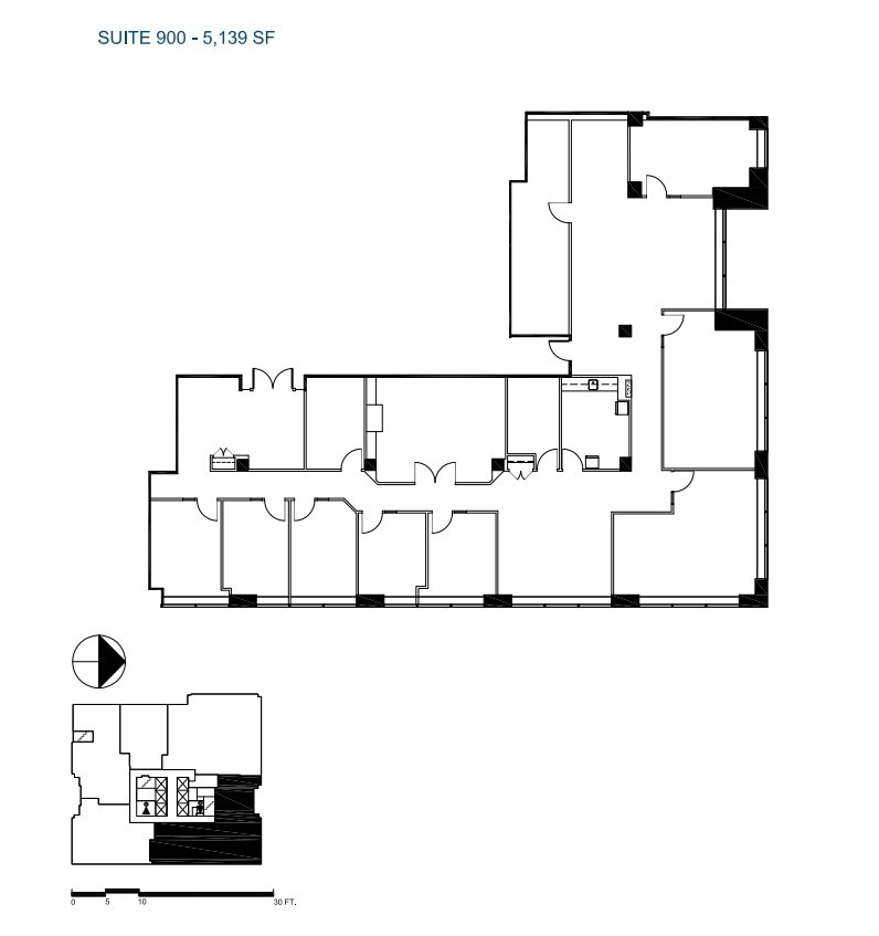 40 University Ave, Toronto, ON à louer Plan d’étage- Image 1 de 1