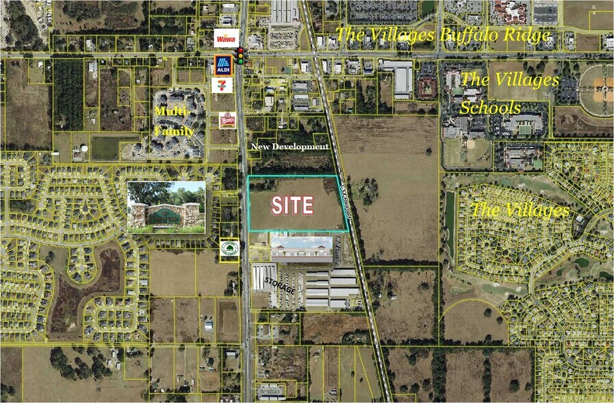 11425 N US Highway 301, Oxford, FL à vendre - Aérien - Image 1 de 11