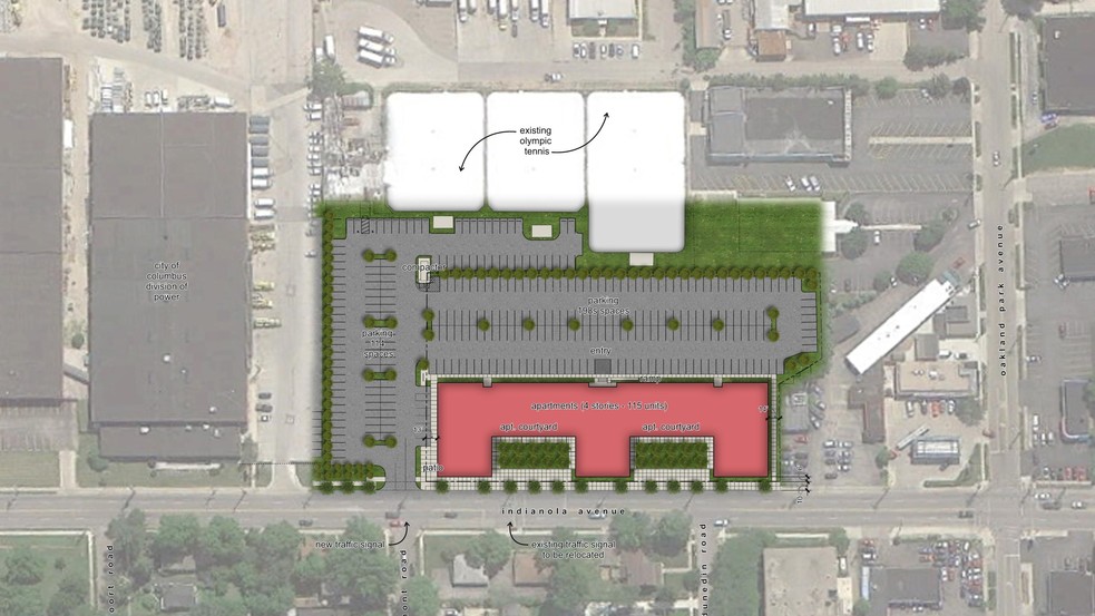 3450 Indianola Ave, Columbus, OH for sale - Site Plan - Image 1 of 1