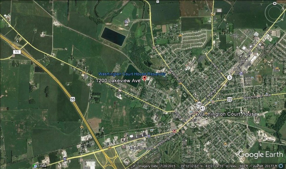 1200 Lakeview Ave, Washington Court House, OH à louer - Aérien - Image 3 de 21