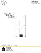 1100 Poydras St, New Orleans, LA for lease Site Plan- Image 1 of 1