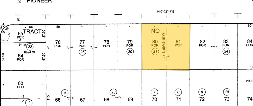 14333-14337 Pioneer Blvd, Norwalk, CA for sale - Plat Map - Image 3 of 3