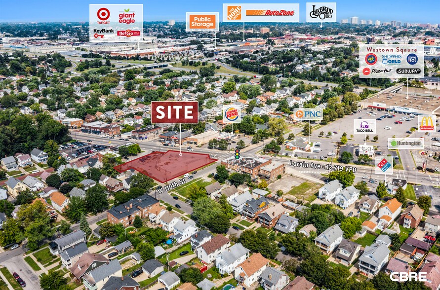 11011 Lorain Ave, Cleveland, OH à vendre - Aérien - Image 2 de 8