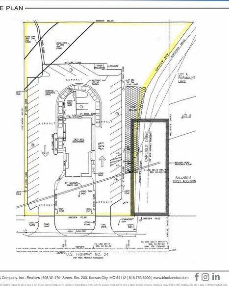 10750 E Us Highway 24, Sugar Creek, MO à vendre - Plan de site - Image 2 de 2