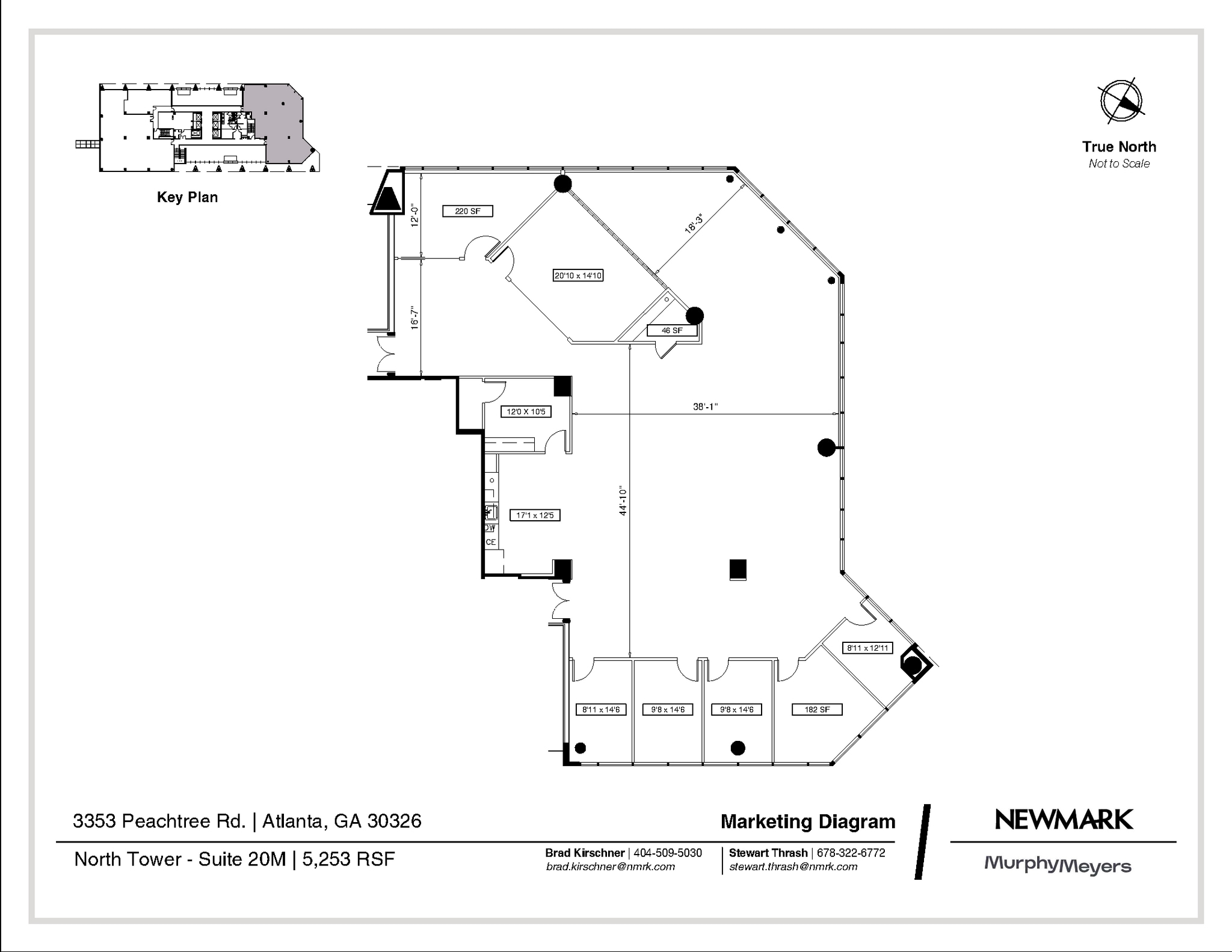 3353 Peachtree Rd NE, Atlanta, GA à louer Plan d’étage- Image 1 de 1