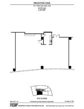 18111 Preston Rd, Dallas, TX à louer Plan d’étage- Image 1 de 3