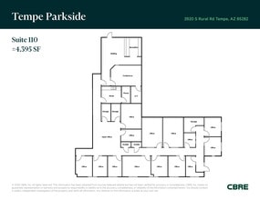 3920 S Rural Rd, Tempe, AZ for sale Floor Plan- Image 1 of 5