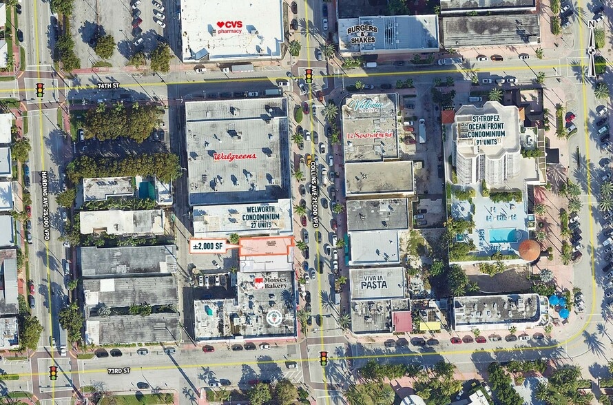 7315-7316 Collins Ave, Miami Beach, FL à louer - Aérien - Image 2 de 5