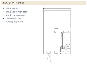 2355 Pecan Ct, Haltom City, TX for lease Floor Plan- Image 1 of 1