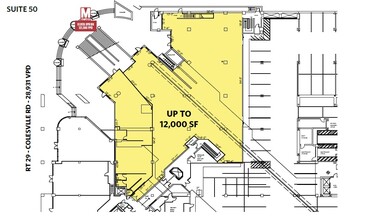 8405 Colesville Rd, Silver Spring, MD à louer Plan d’étage- Image 1 de 1
