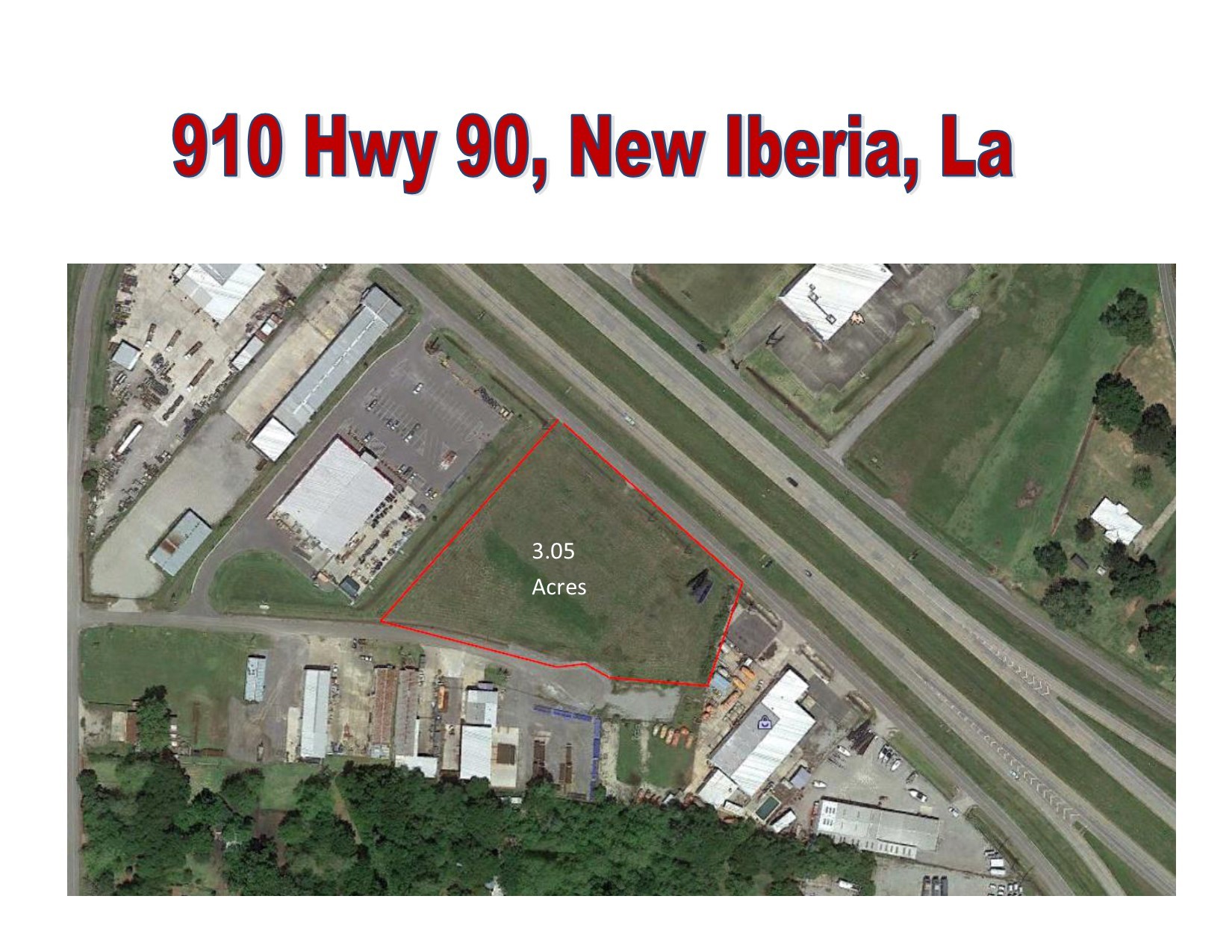 910 1/2 90 Hwy, New Iberia, LA à vendre Photo du bâtiment- Image 1 de 1